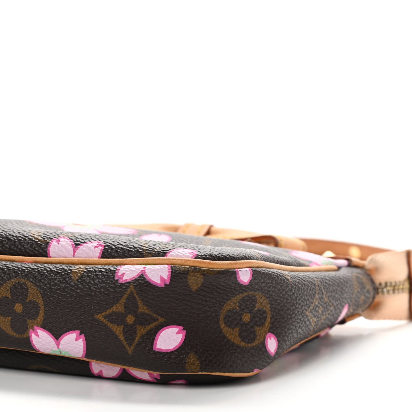 Monogram Cherry Blossom Pochette Accessories Brown