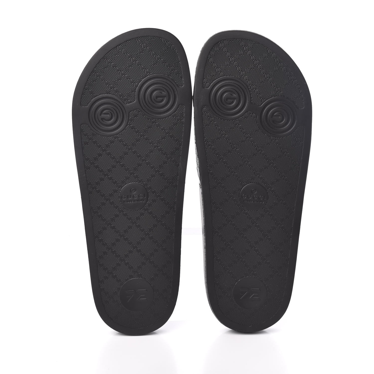 Gucci GG Supreme Monogram Psychedelic Mens Slide Sandals 8 Black Multicolor 5 of 8