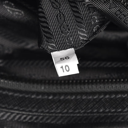 Prada Tessuto Nylon Saffiano Duffle Bag Nero Black 8 of 8