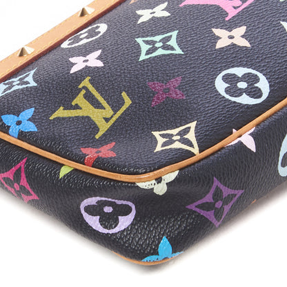 Louis Vuitton Monogram Multicolor Pochette Accessories Black 6 of 8