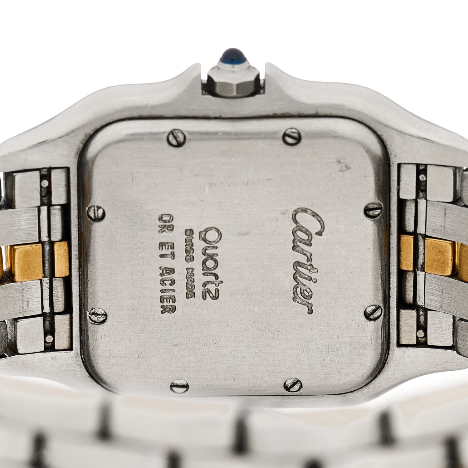 Cartier Stainless Steel 18K Yellow Gold 27mm Panthere Quartz Watch 4 of 4