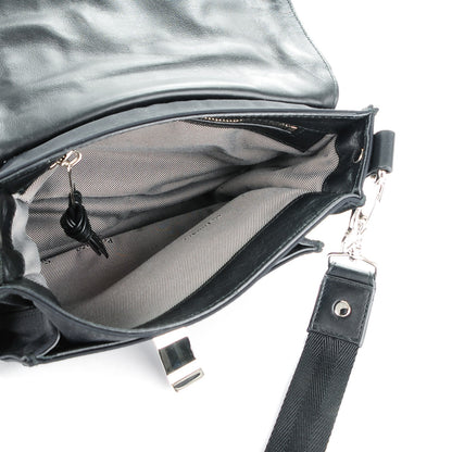Proenza Schouler Nylon Calfskin PS1 Pouch Messenger Black 5 of 7
