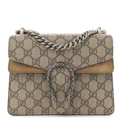 Gucci GG Supreme Monogram Mini Dionysus Shoulder Bag Taupe 1 of 11