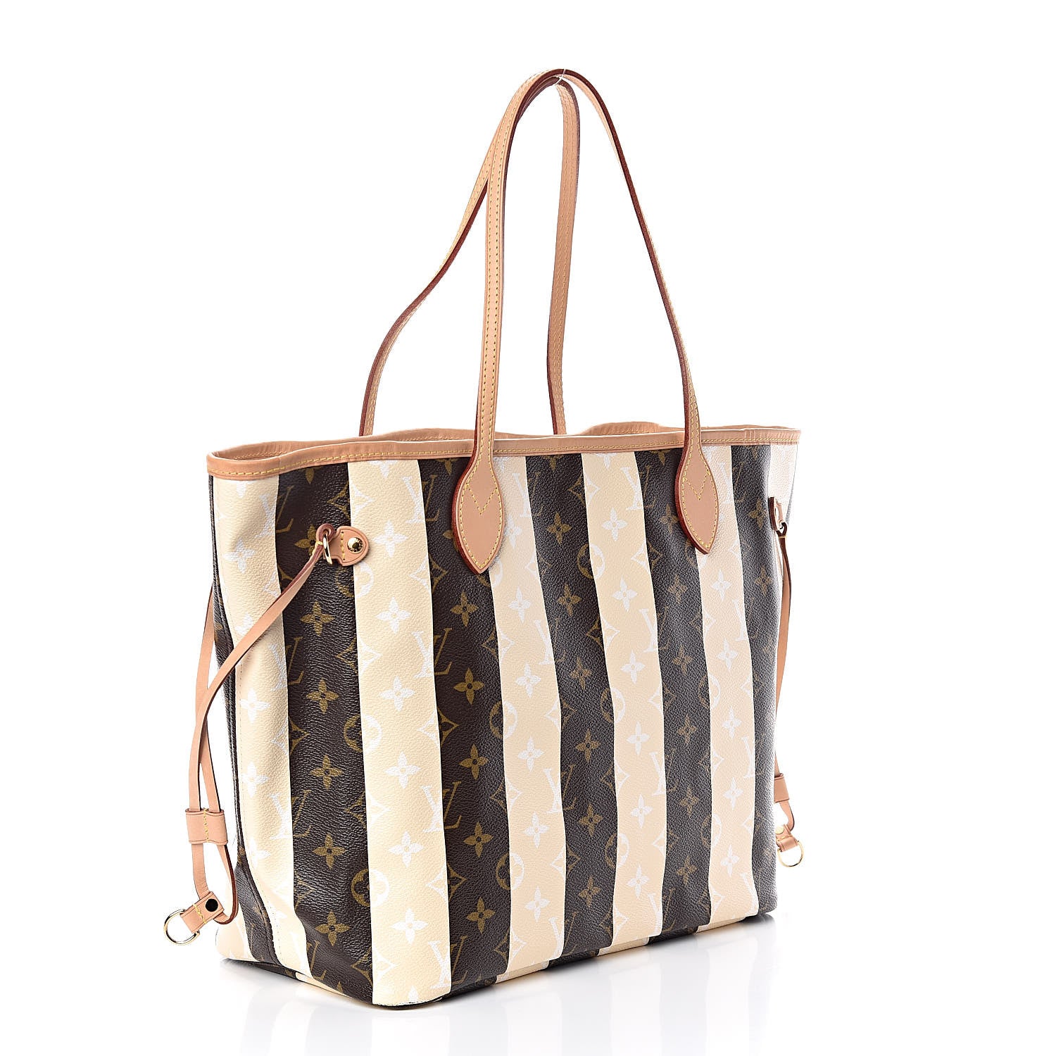 Louis Vuitton Monogram Rayures Neverfull MM 3 of 10
