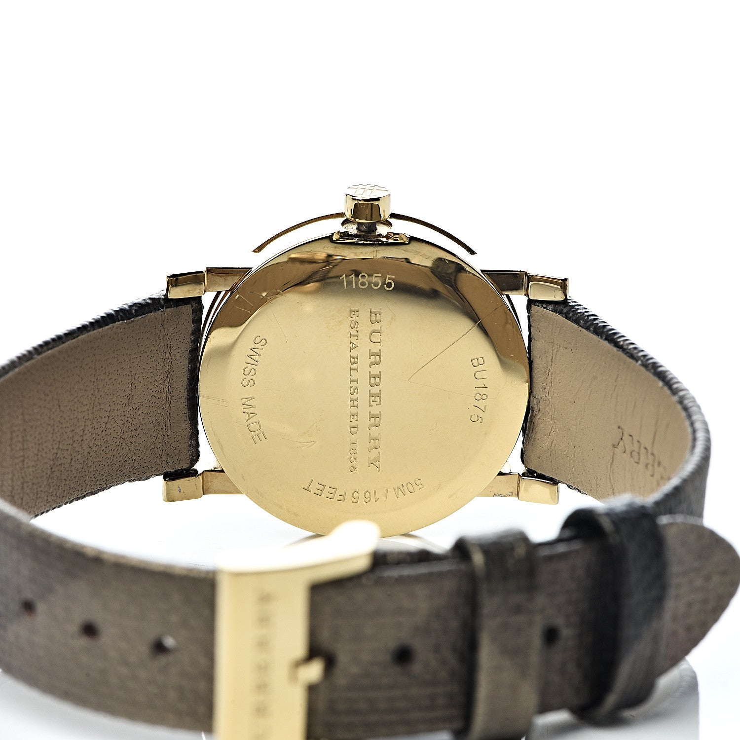 Burberry Stainless Steel Calfskin 28mm The City Quartz Watch Gold BU1875 5 of 11