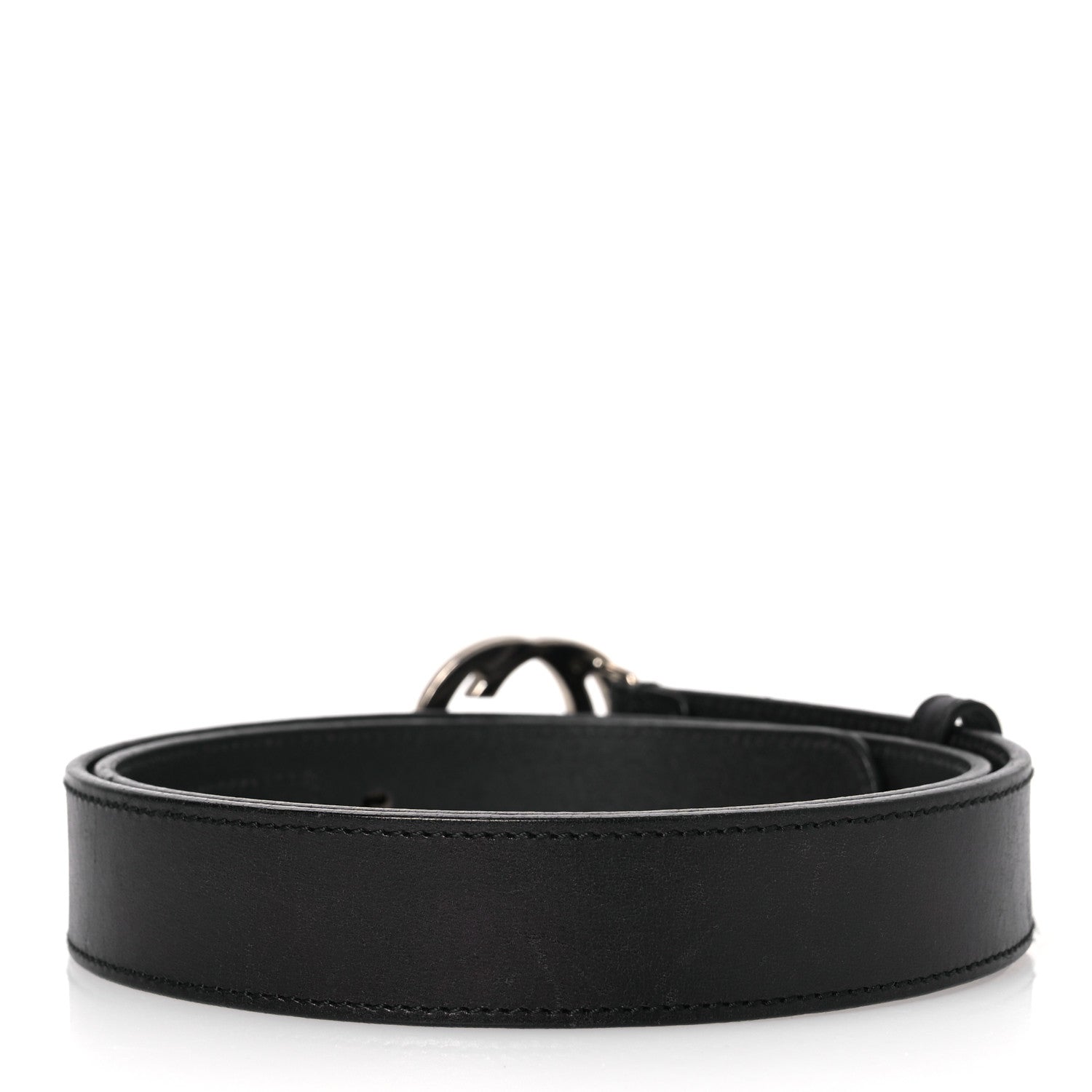 Gucci Calfskin Interlocking G Belt 85 34 Black 2 of 8