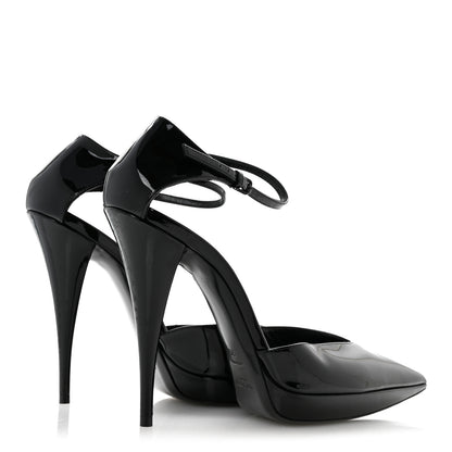 Saint Laurent Patent Zizi D'Orsay Pump 39 Black 5 of 10