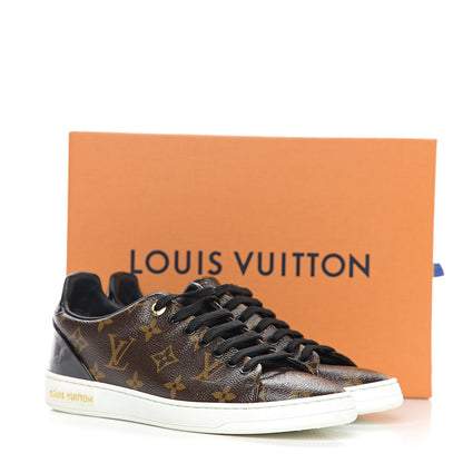 Louis Vuitton Patent Monogram Frontrow Sneakers 37.5 11 of 11
