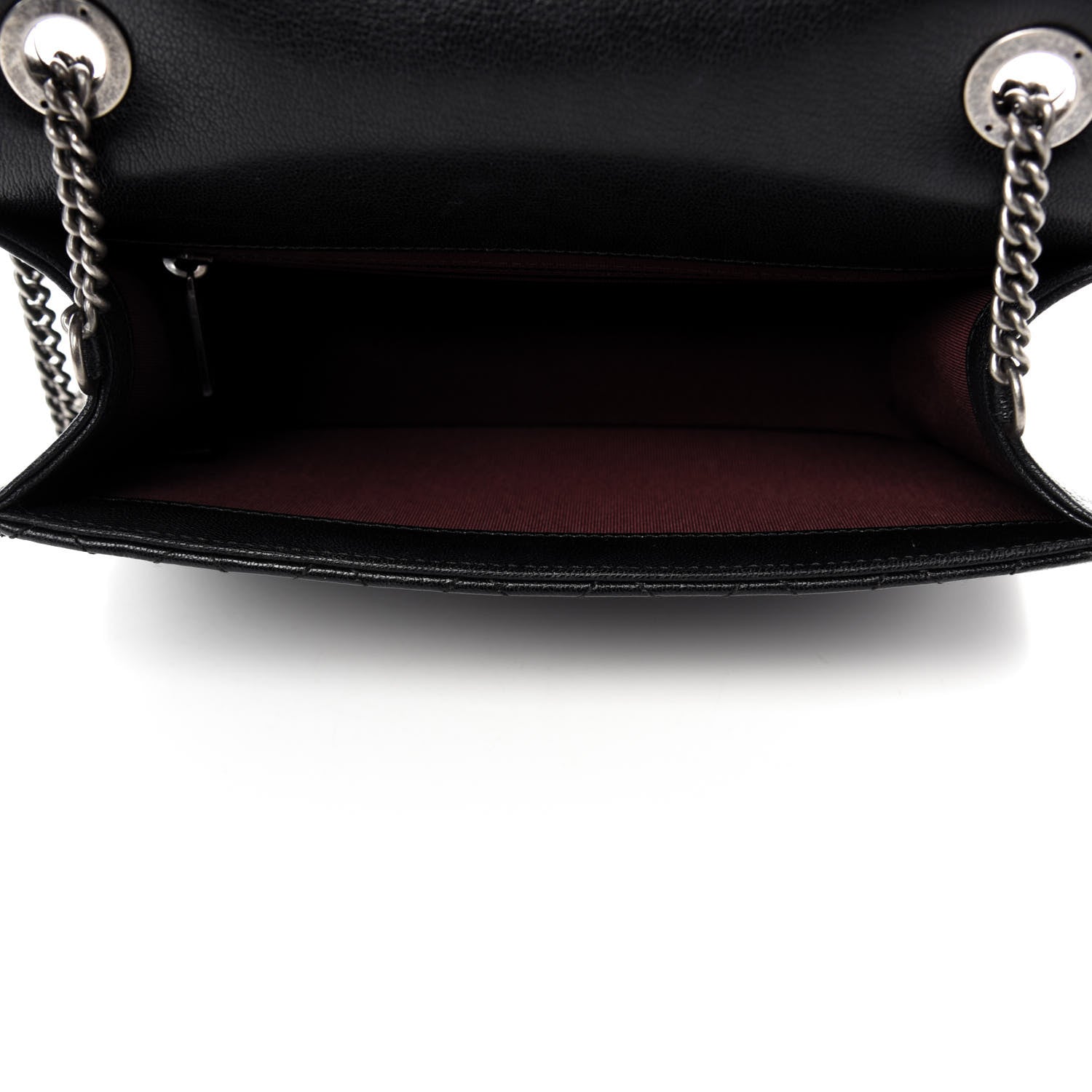Chanel Goatskin Quilted Small CC University Top Handle Flap Black 5 of 11