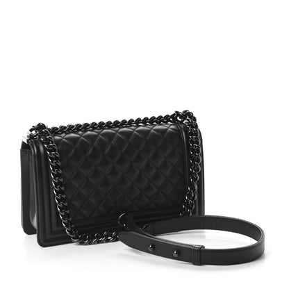 Chanel Caviar Quilted Medium Boy Flap So Black 3 of 11