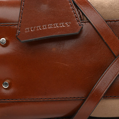 Burberry House Check Small Gladstone Dark Tan 30 of 37