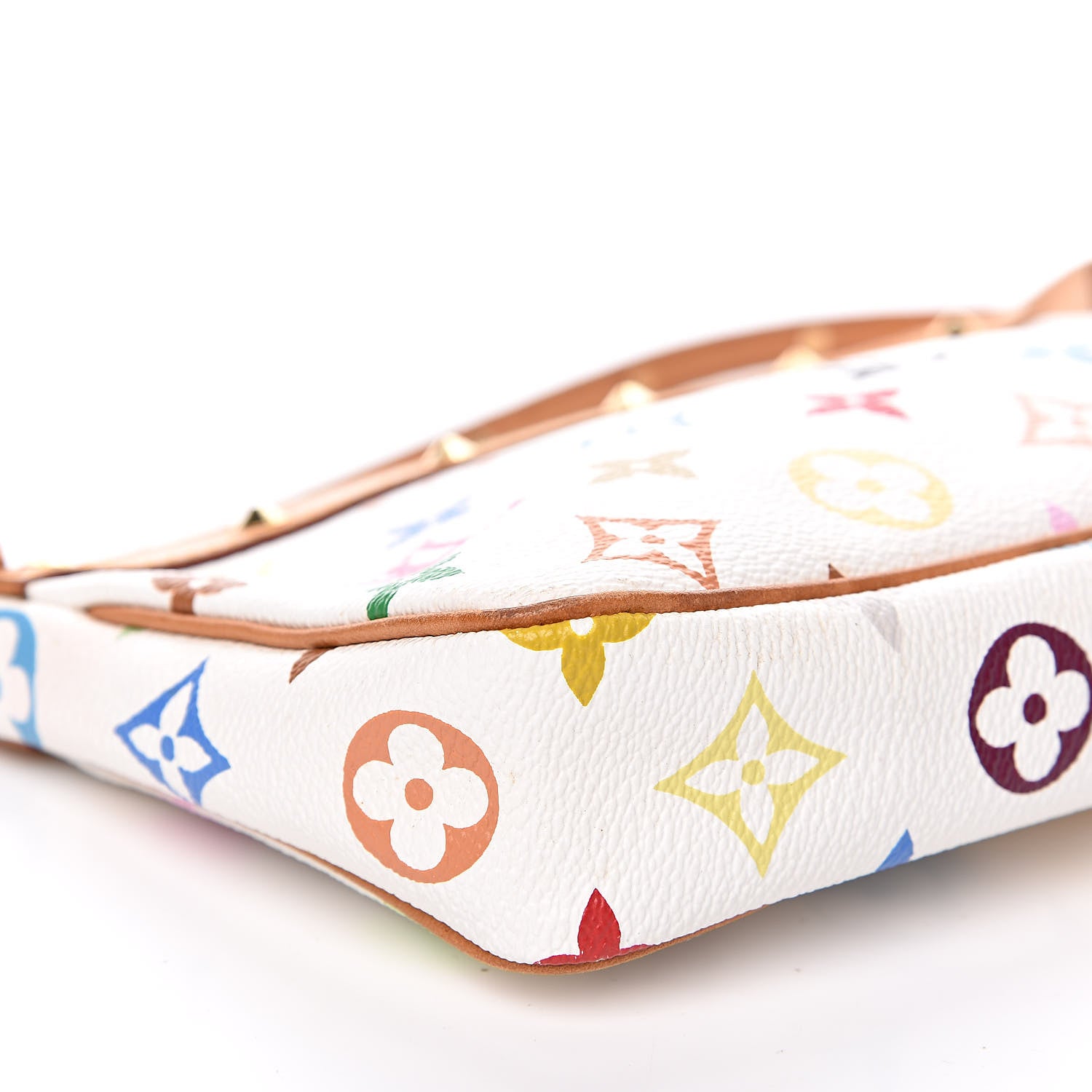 Louis Vuitton Monogram Multicolor Pochette Accessories White 9 of 13