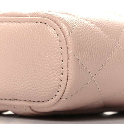Chanel Caviar Quilted Small Vertical Coco Beauty Vanity Case With Chain Light Pink 10 of 11