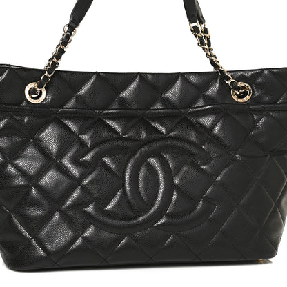 Chanel Caviar Quilted CC Timeless Tote Black 7 of 9