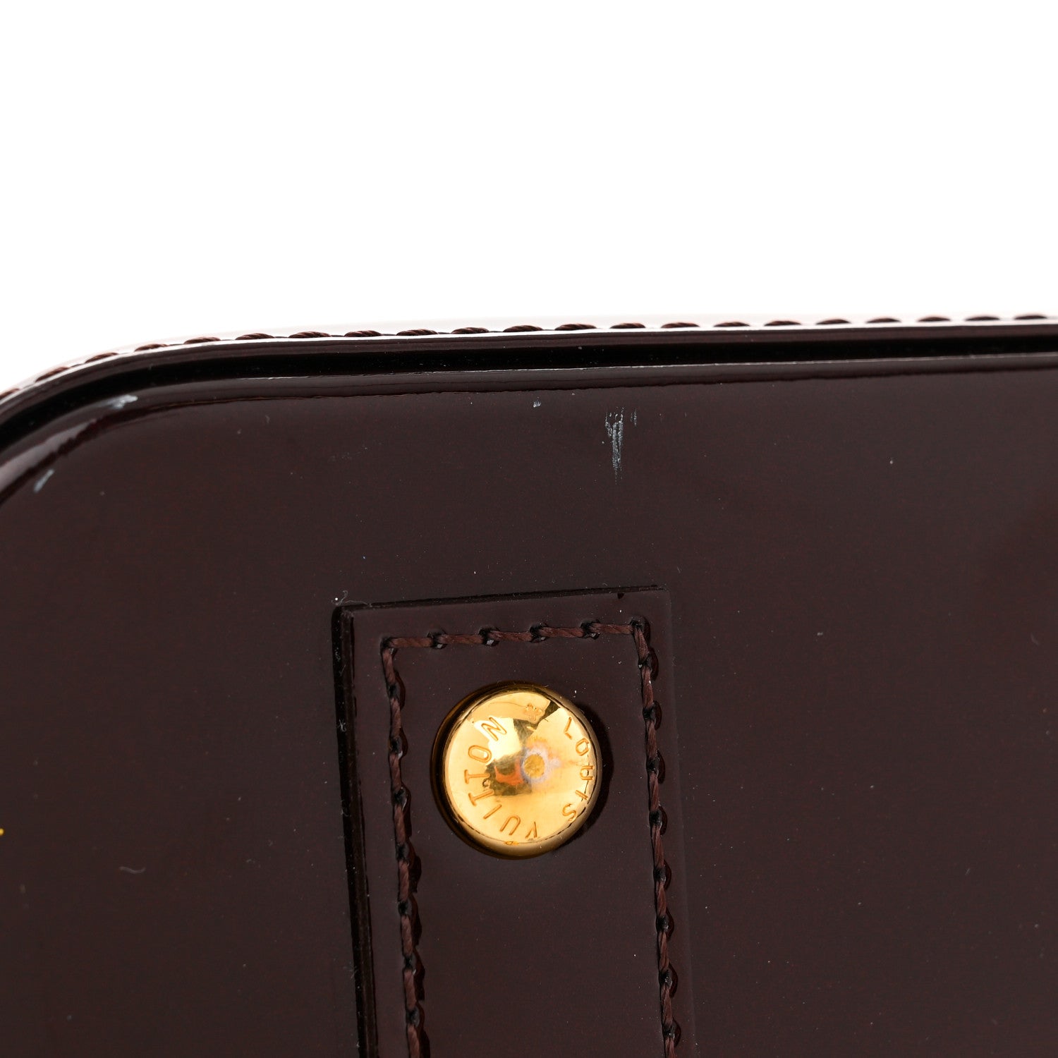 Louis Vuitton Vernis Alma BB Amarante 13 of 16