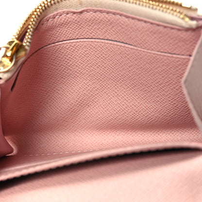 Louis Vuitton Damier Azur Rosalie Coin Purse Rose Ballerine 5 of 7