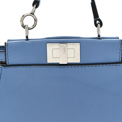 Fendi Nappa Micro Peekaboo Iconic Satchel Nebula 9 of 12