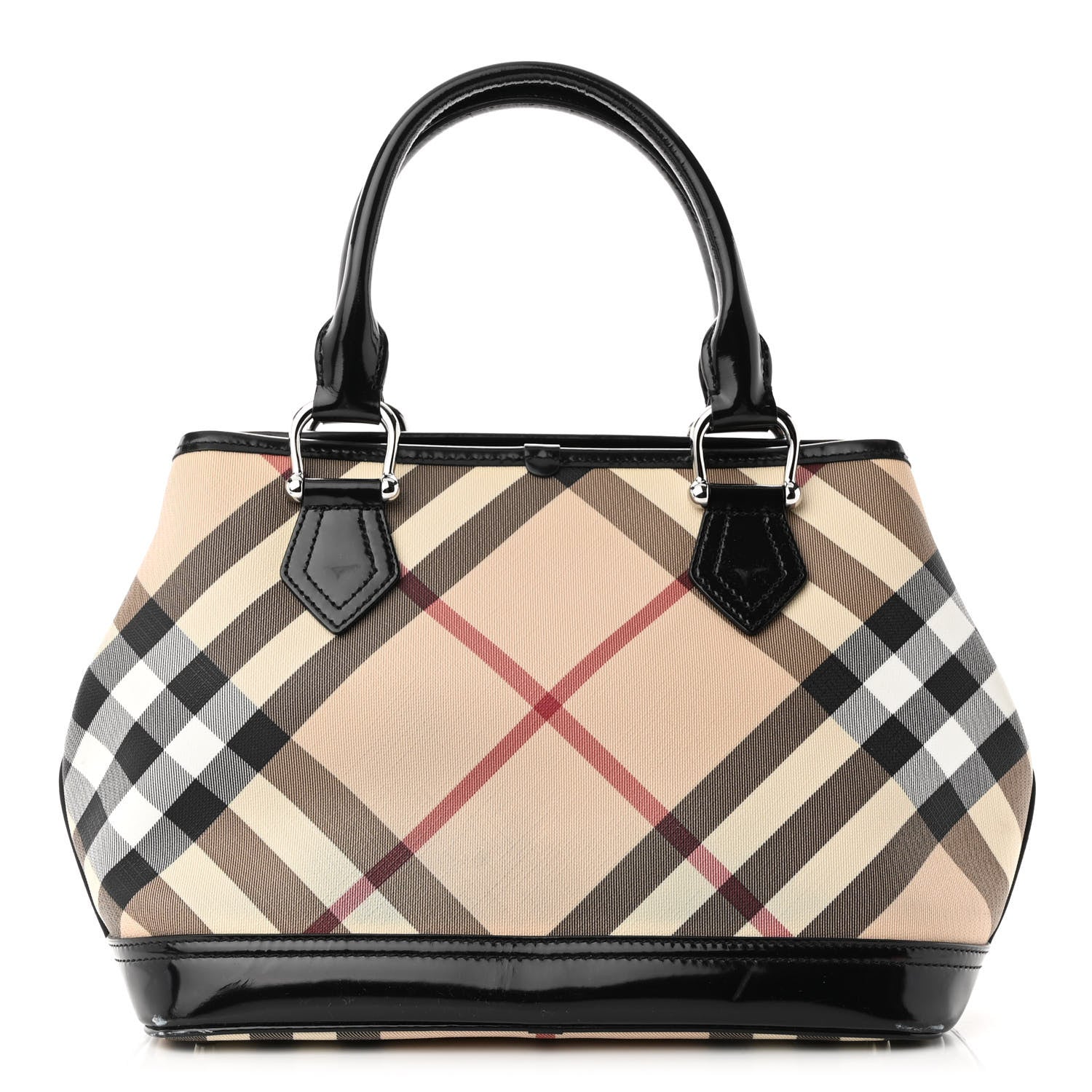 Burberry Nova Check Medium Tote Black 1 of 10