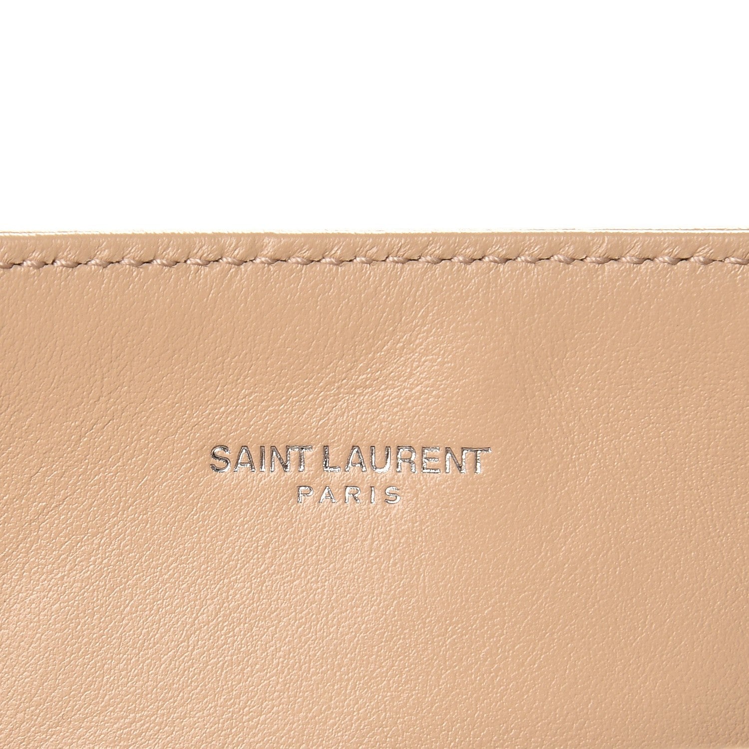 Saint Laurent Calfskin Y Quilted Monogram Large Loulou Shopper Nude Powder 6 of 7