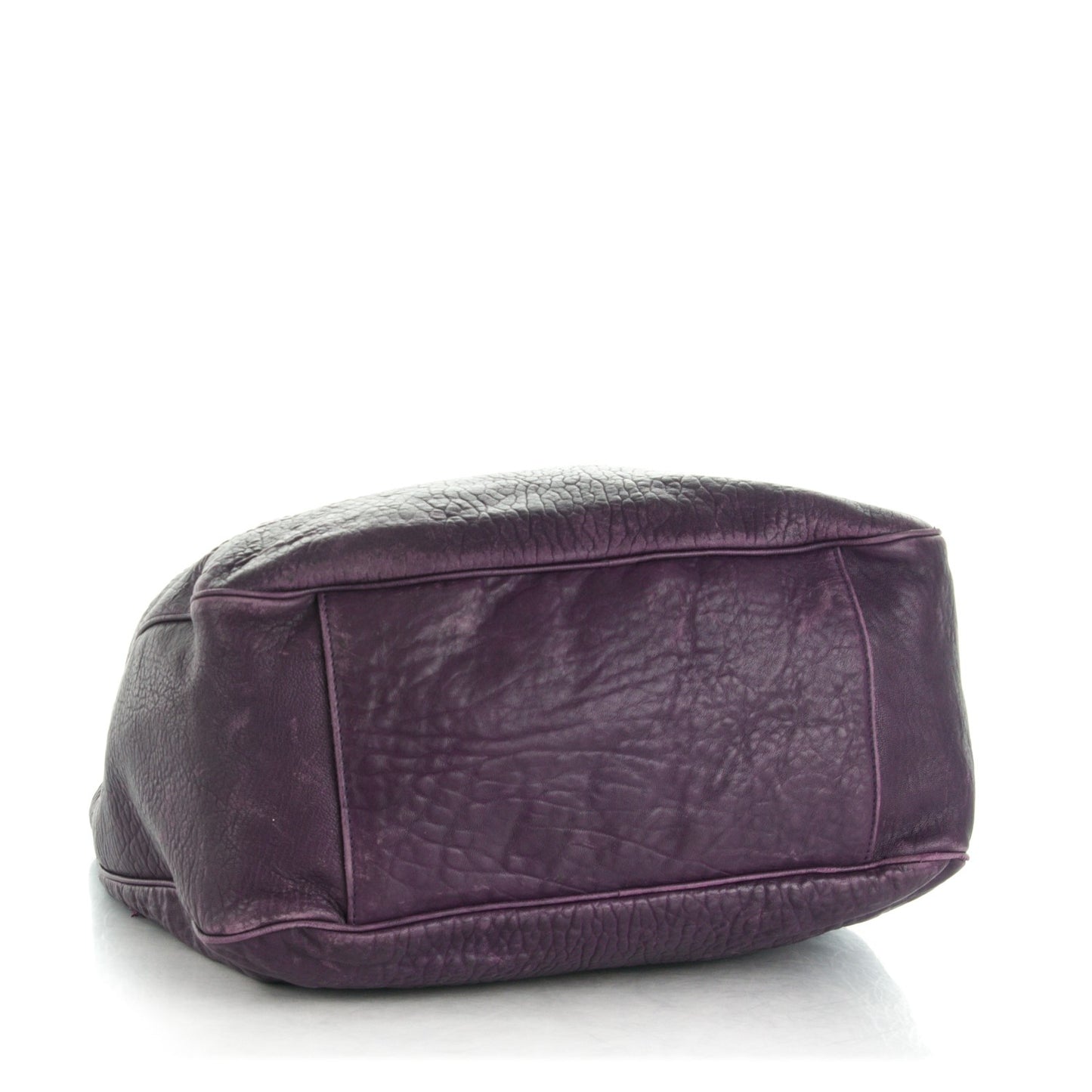 Lambskin Large Roady Hobo Purple