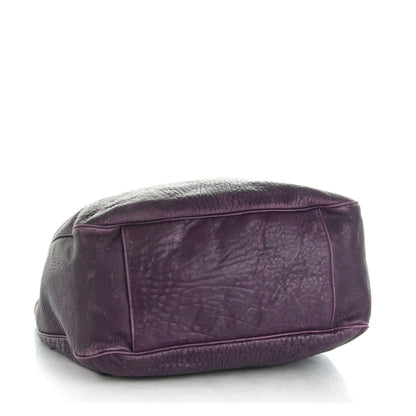 Saint Laurent Lambskin Large Roady Hobo Purple 4 of 10