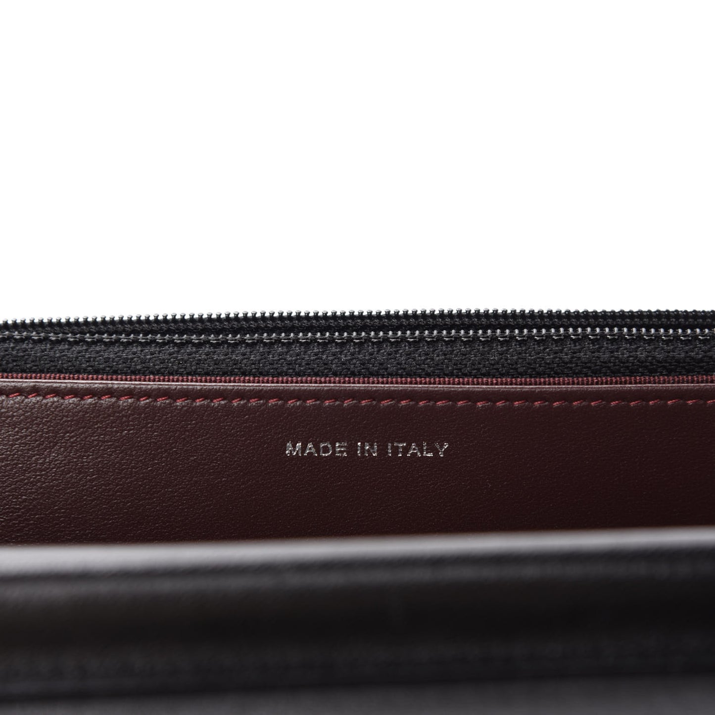 Lambskin Quilted Wallet On Chain WOC Black