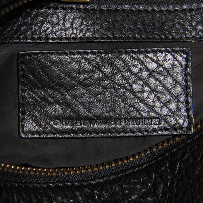 Alexander Wang Pebbled Lambskin Rocco Black Antique Brass Hardware 6 of 6