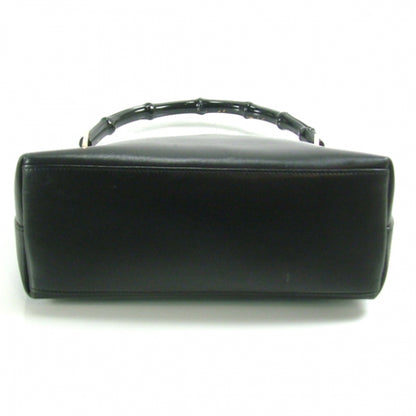 Gucci Leather Peggy Bamboo Handle Hobo Black 5 of 11