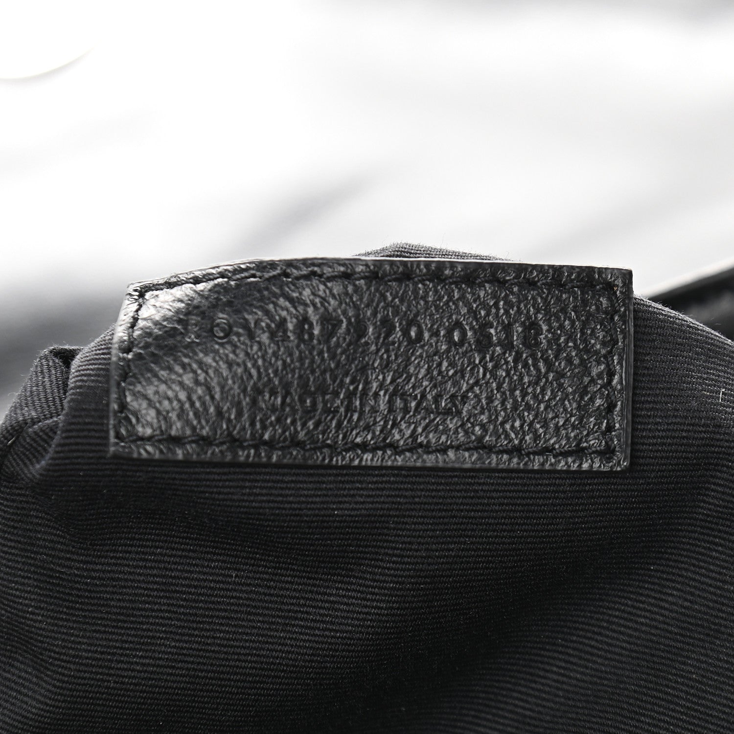 Saint Laurent Calfskin Y Quilted Monogram Small Loulou Backpack Black 7 of 13