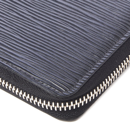 Louis Vuitton Epi Clemence Wallet Black 4 of 9