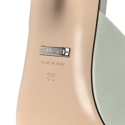 Gucci Malaga Kid Interlocking G Sandals 39 Salvy Green 7 of 10