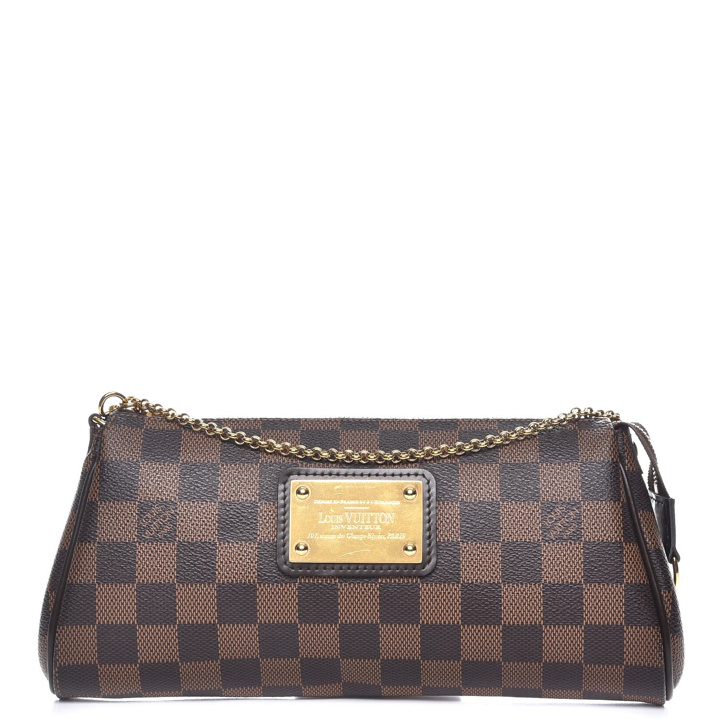 Louis Vuitton Damier Ebene Eva Clutch 1 of 10