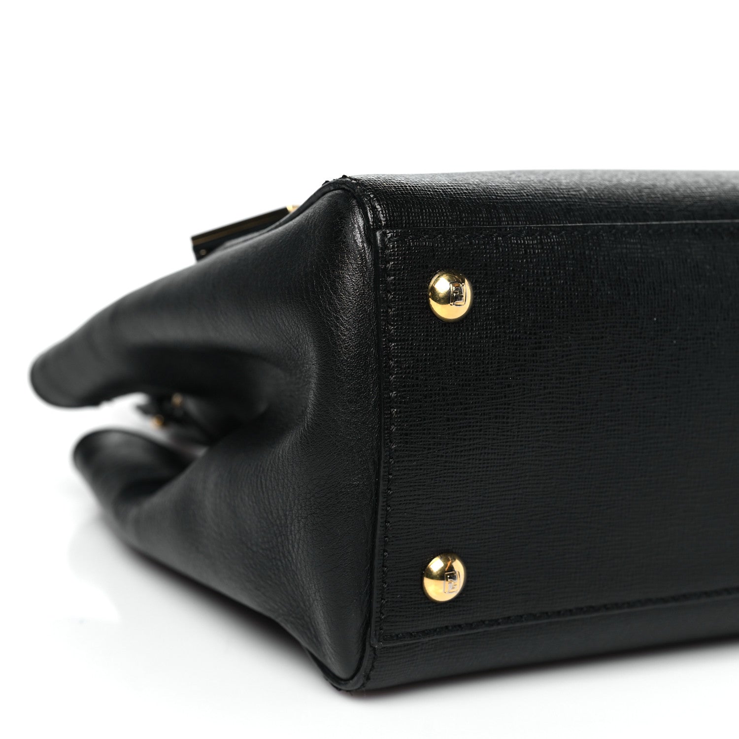 Fendi Vitello Elite Petite 2Jours Tote Black 8 of 10