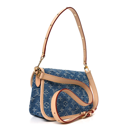 Louis Vuitton Monogram Denim Diane Blue 2 of 9