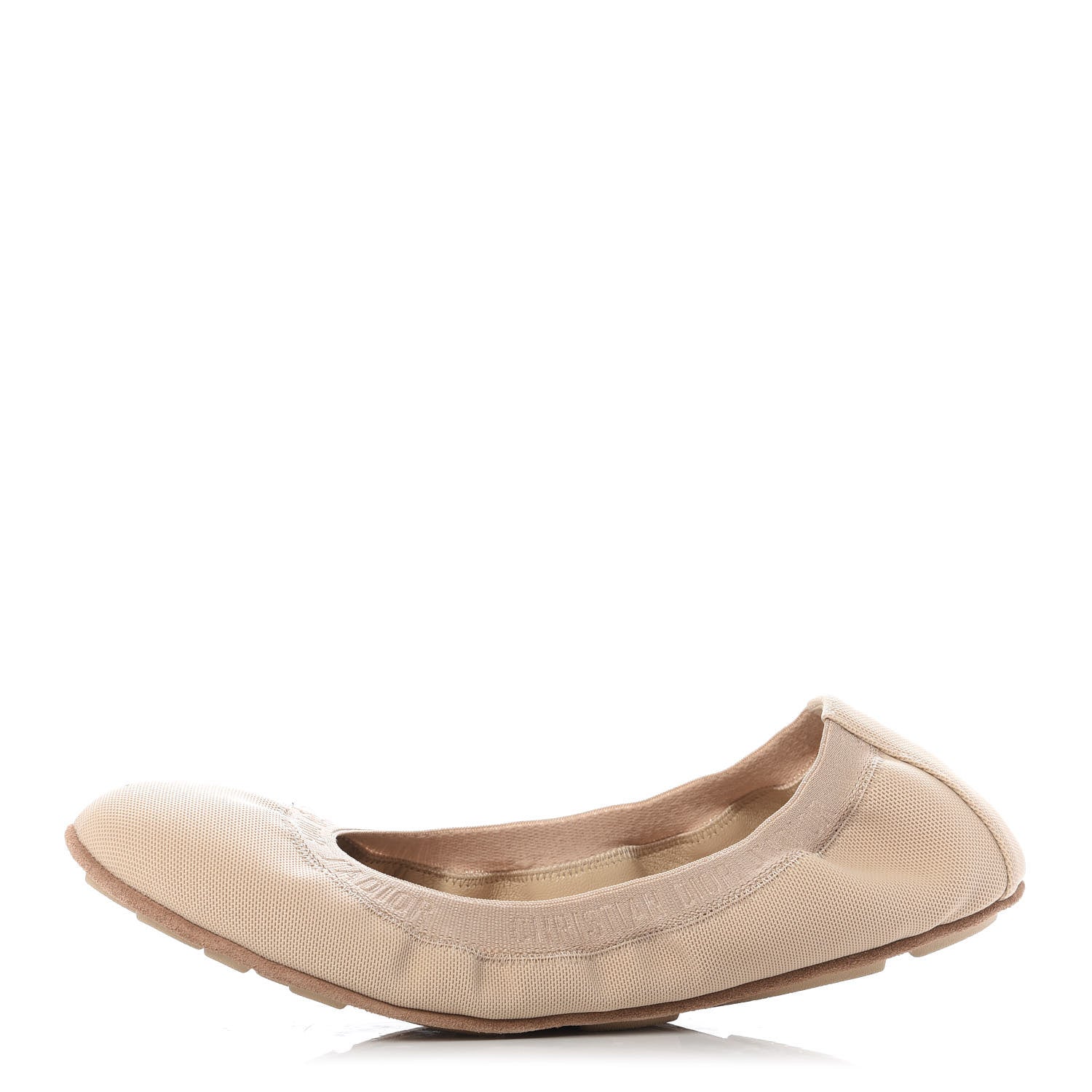 Christian Dior Micro Resille Academy Ballerina Flats 38 Nude 1 of 10