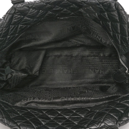 Chanel Aged Calfskin Vintage Ligne XL Lady Braid Tote Black 4 of 11