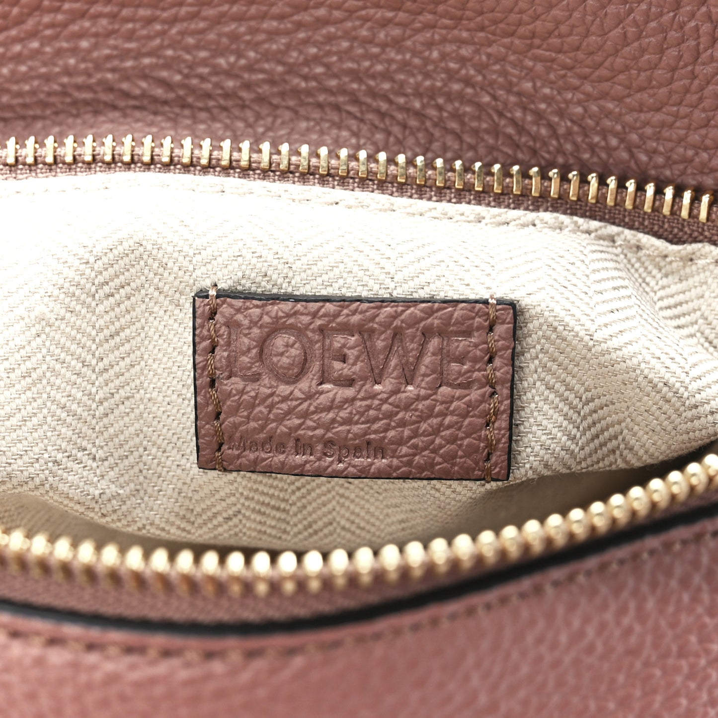 Calfskin Small Puzzle Bag Dark Blush