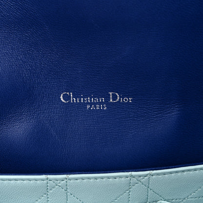 Christian Dior Lambskin Cannage Large Miss Dior Flap Blue 5 of 12