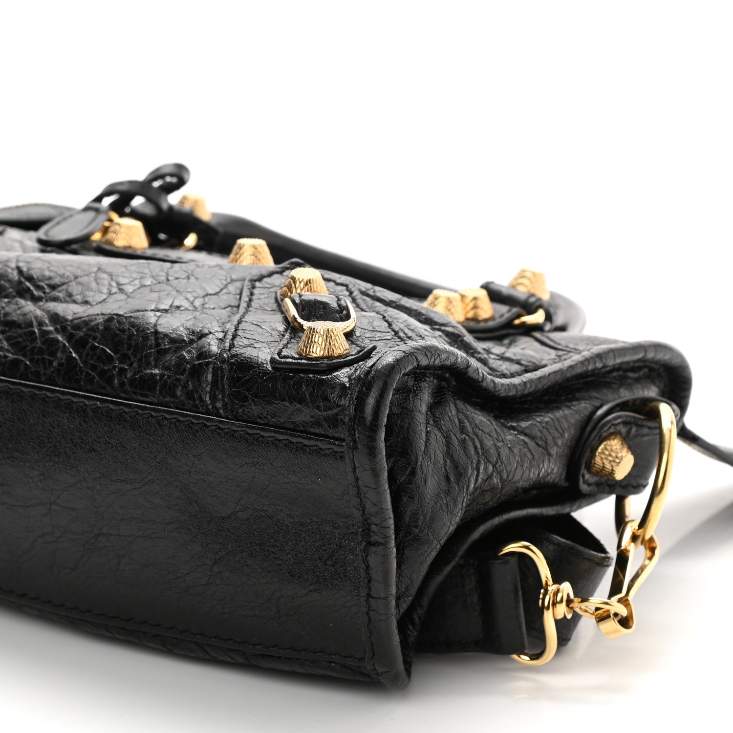 Balenciaga Agneau Giant 12 Gold Hardware Mini City Black 8 of 8