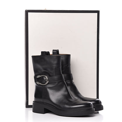 Gucci Calfskin Dionysus Lifford Short Boots 38.5 Black 13 of 13