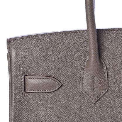 Hermes Epsom Birkin 30 Etain 28 of 30