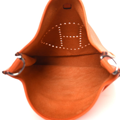 Hermes Taurillon Clemence Evelyne III GM Orange 5 of 12