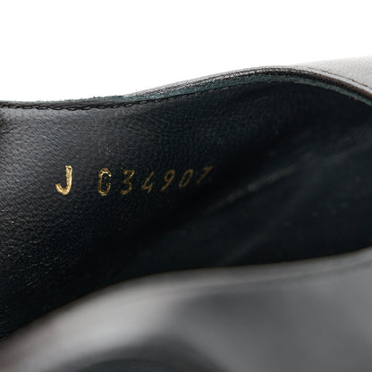 Chanel Lambskin Egyptian Hieroglyph Ankle Strap Pumps 39 Black 9 of 10