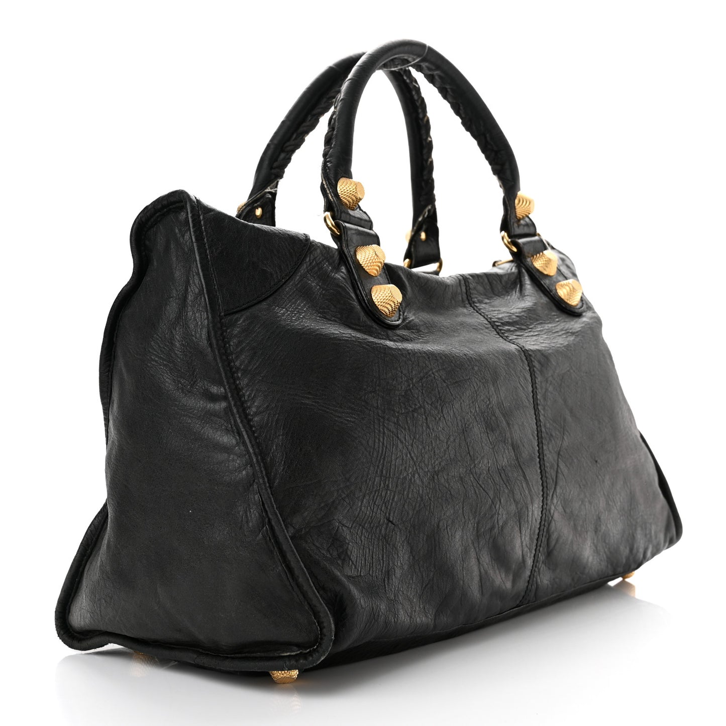 Agneau Giant 21 Gold Hardware Work Black
