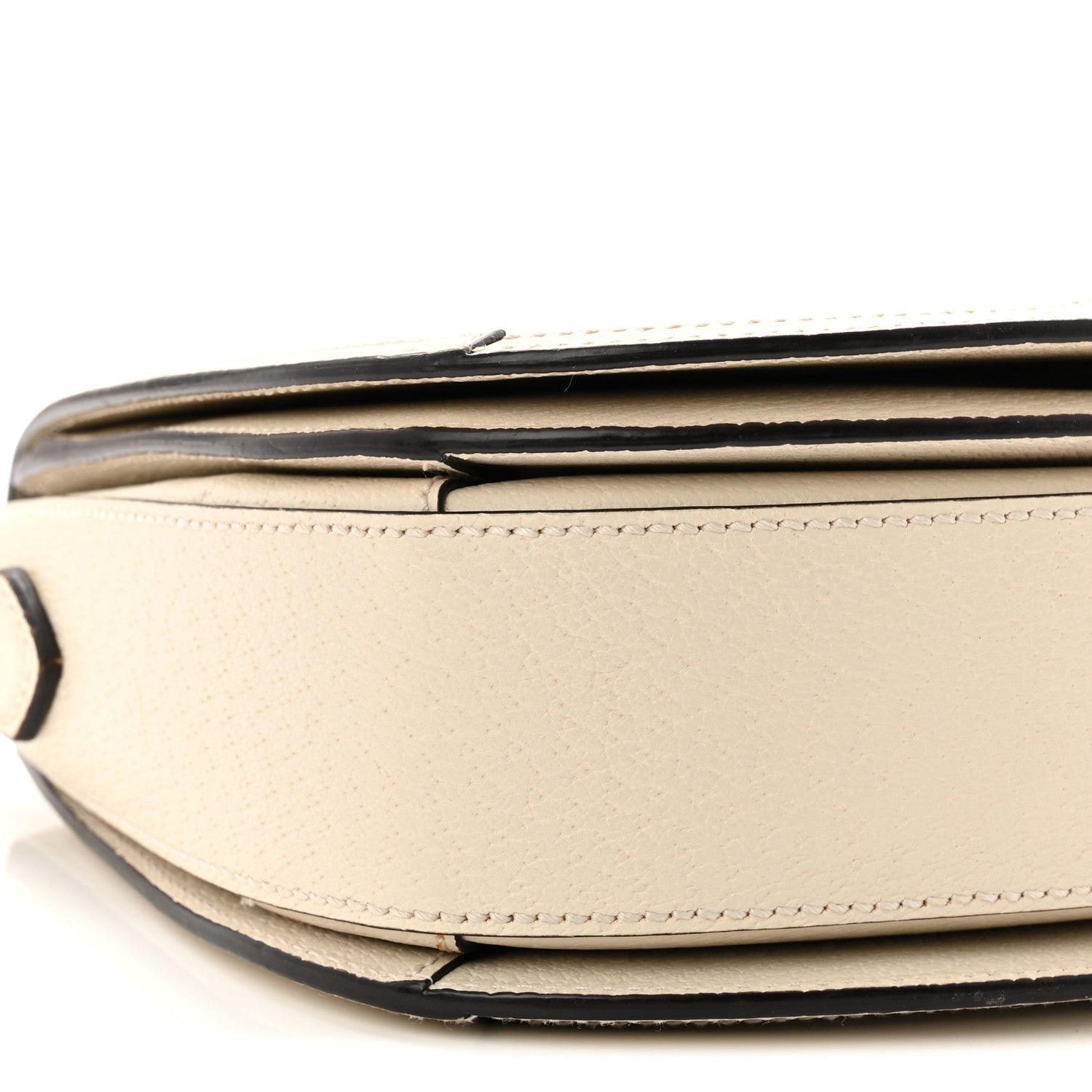 Gucci Textured Calfskin Small Ophidia Flap Messenger Bag Mystic White 9 of 12