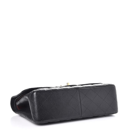 Chanel Caviar Quilted Jumbo Double Flap Black 5 of 11