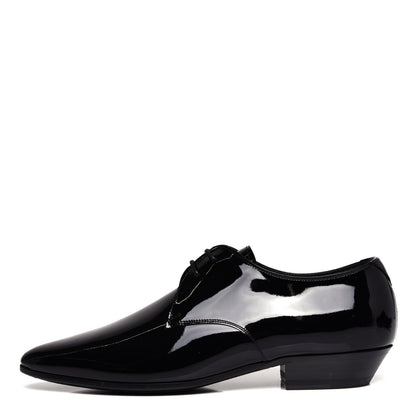 Saint Laurent Patent Calfskin Jonas Derby 36.5 Black 1 of 11