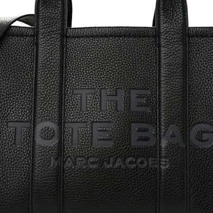 Marc Jacobs Grained Calfskin Small The Tote Bag Black 9 of 11