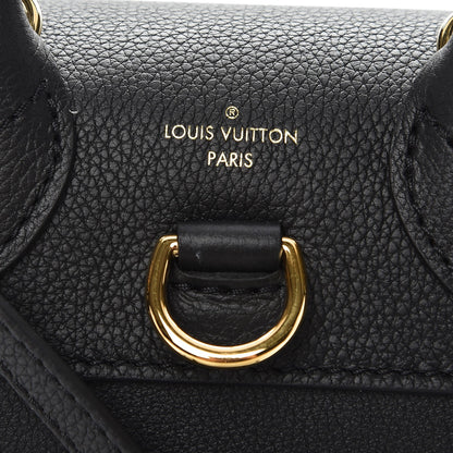 Louis Vuitton Calfskin Lockme Mini Backpack Black 7 of 7