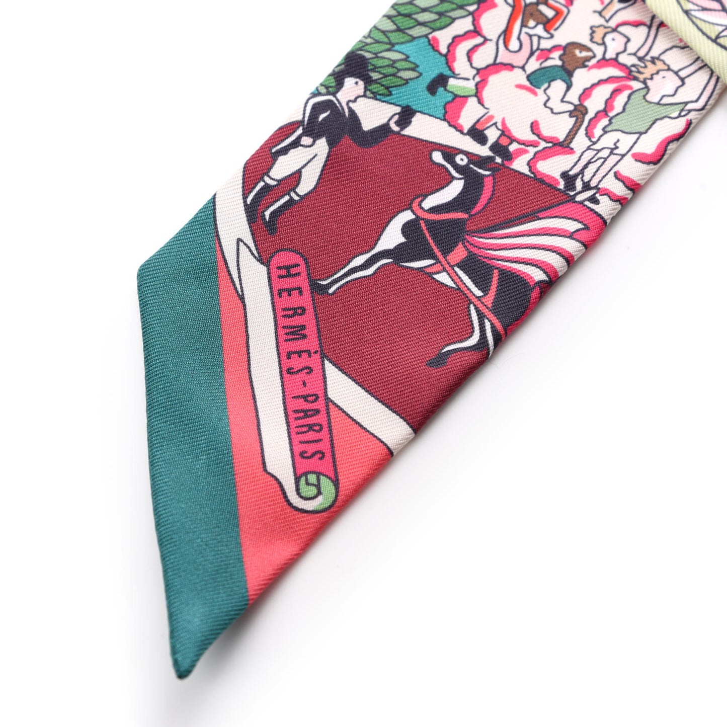 Silk Exposition Universelle Twilly Rose Vif Menthol